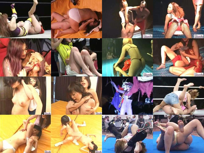 キャットファイトにTバック相撲！女子高生のエロレス！
